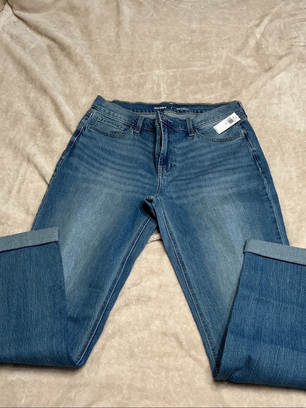 Old Navy Women's Midwash Straight-Leg Jeans